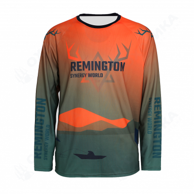Рыболовная футболка Remington Fishing style с длинным рукавом