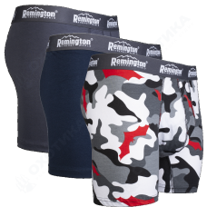 Мужские трусы боксеры  Remington, набор 3 шт, микс серый