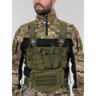 Разгрузка Remington нагрудная тактическая с подсумком Rifle Tactical Vest Army Green