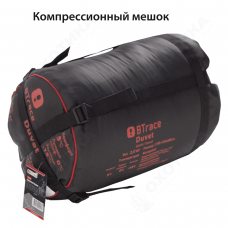 Спальный мешок BTrace Duvet Правый (Правый,Серый/Синий)