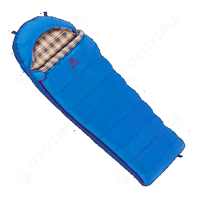 Спальный мешок BTrace Duvet Правый (Правый,Серый/Синий)