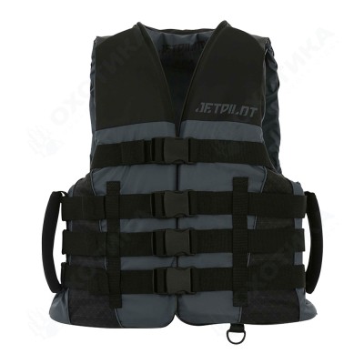 Жилет спасательный JetPilot Strike ISO 50N Nylon w. Super Grip Black