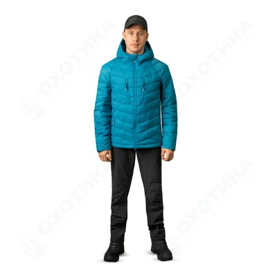 Куртка Онтарио с капюшоном GRAYLING (нейлон, синий)