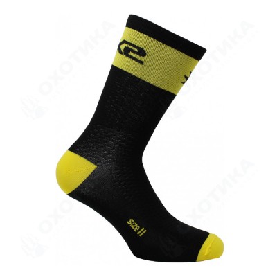 Носки SIXS Logo Black/Yelow, I