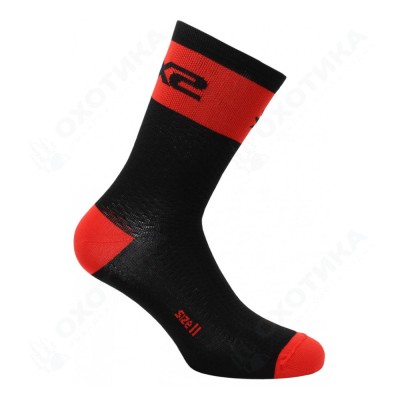 Носки SIXS Logo Black/Red, I
