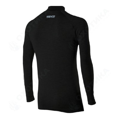 Термокофта SIXS TS13 MERINOS WOOL Wool Black
