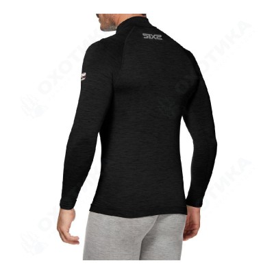 Термокофта SIXS TS13 MERINOS WOOL Wool Black