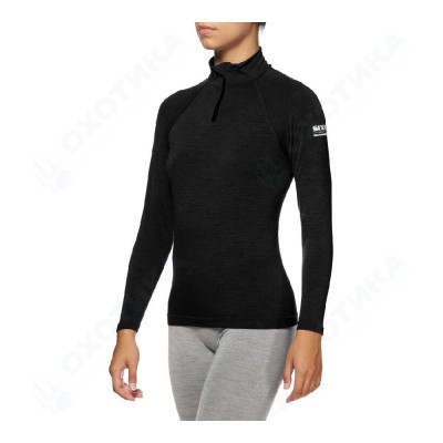 Термокофта SIXS TS13 MERINOS WOOL Wool Black