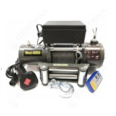 Лебедка автомобильная Electric Winch 6000 LBS 12v (влагозащищенная)