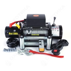Лебедка автомобильная Electric Winch 12000 LBS 24v (влагозащищенная)