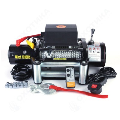 Лебедка автомобильная Electric Winch 12000 LBS 24v (влагозащищенная) Лебедка автомобильная Electric Winch 12000 LBS 24v (влагозащищенная)