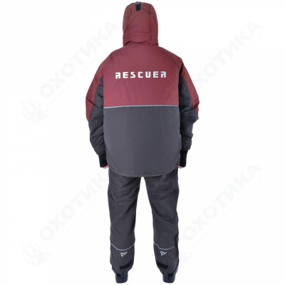 Костюм-поплавок зимний мужской «Rescuer VI Prosport» (Махагон)