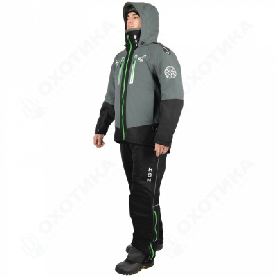 Костюм мужской зимний «Arctic III Comfort» (Серый (зеленая молния))