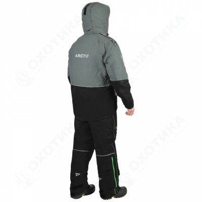 Костюм мужской зимний «Arctic III Comfort» (Серый (зеленая молния))