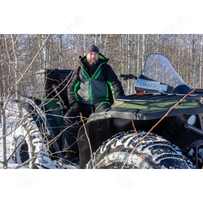 Костюм Диксон PAYER, зимний -45, черно-зеленый