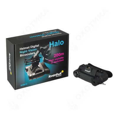 Бинокль цифровой ночного видения Levenhuk Halo NVB10 Helmet, с креплением на шлем