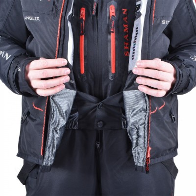 Костюм-поплавок зимний «Angler Prosport» (Black/Red)