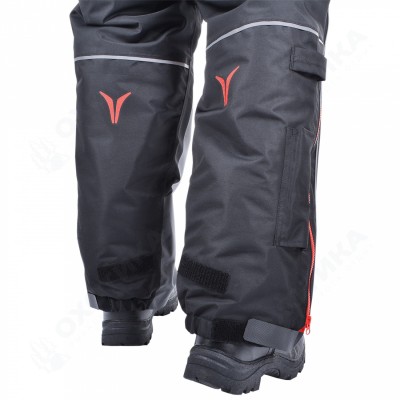 Костюм-поплавок зимний «Angler Prosport» (Black/Red)