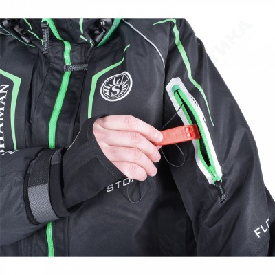 Костюм-поплавок зимний «Angler Prosport» (Black/Green)