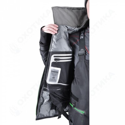 Костюм-поплавок зимний «Angler Prosport» (Black/Green)
