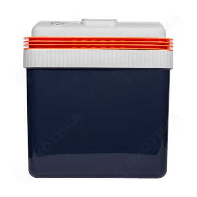 Холодильник автомобильный Camping World 25L (тёмно-синий с белым и оранжевым)