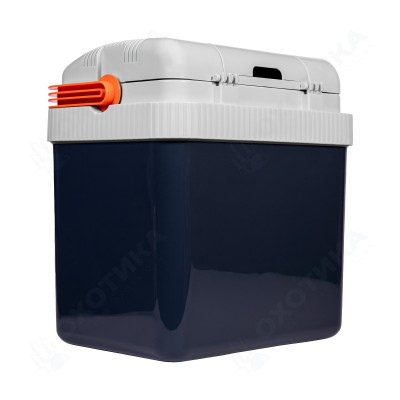 Холодильник автомобильный Camping World 25L (тёмно-синий с белым и оранжевым)