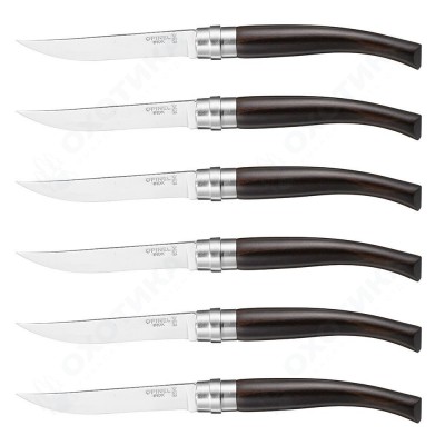 Набор столовых ножей Opinel VRI Ebony из 4-х штук