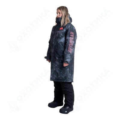 Пальто Jethwear Pit Coat с утеплителем Dark TieDye