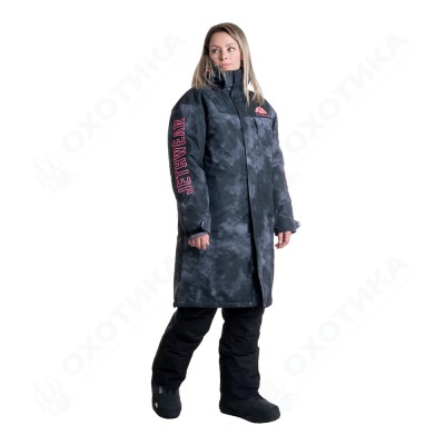 Пальто Jethwear Pit Coat с утеплителем Dark TieDye