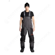 Полукомбинезон Jethwear Treeline Bib с утеплителем Black/Grey/Red