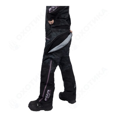 Комбинезон FXR Maverick F.A.S.T. с утеплителем Black Camo/Muted Grape Fade