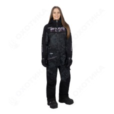 Комбинезон FXR Maverick F.A.S.T. с утеплителем Black Camo/Muted Grape ...