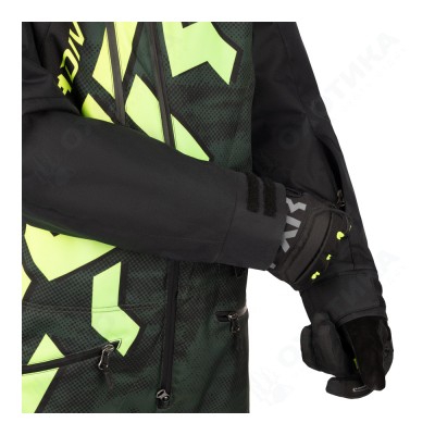 Комбинезон FXR CX F.A.S.T. с утеплителем Army Haze/Glowstick