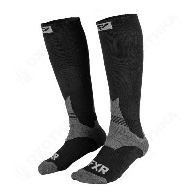 Носки FXR Boost Performance  (2 Pack) Black/Charcoalcoal, L/XL