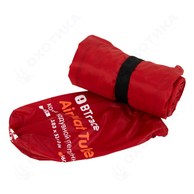 Ковер надувной утеплённый BTrace AirMat Tube (Красный)