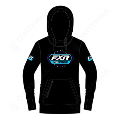 Толстовка FXR Race Division Tech Black/Sky
