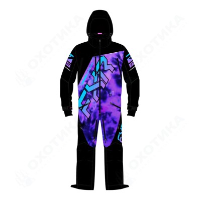Комбинезон FXR CX без утеплителя Black/Purple Dye