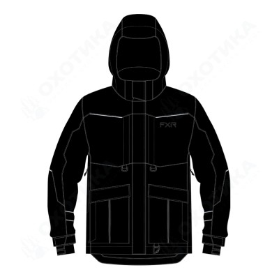 Куртка FXR Excursion с утеплителем Black