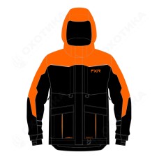 Куртка FXR Excursion с утеплителем Black/Orange