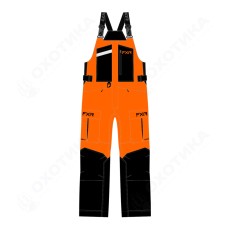 Полукомбинезон FXR Excursion с утеплителем Orange/Black