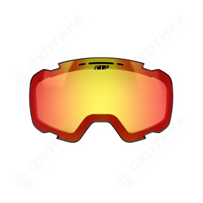 Линза 509 Aviator 2.0 без подогрева Магнитная, Fire Mirror Clear Tint