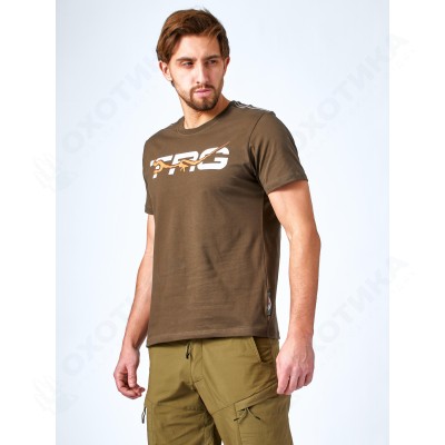 Футболка "TRG" (Хлопок, Коричневый)