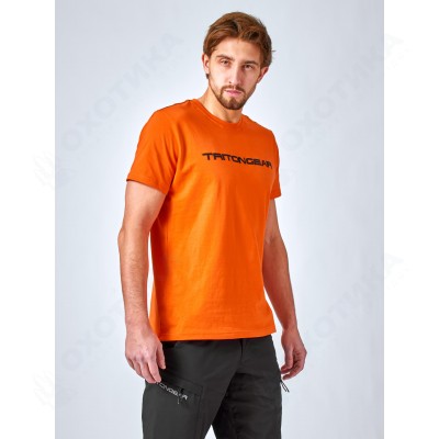Футболка "TRITONGEAR" (Хлопок, Оранжевый)