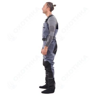 Вейдерсы мембранные QUAD PRO Gray - Black 2023