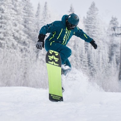 Комбинезон Gravity Premium MAN Dark Ocean-Light Green (Kamchatka) 2023 ДИСКОНТ