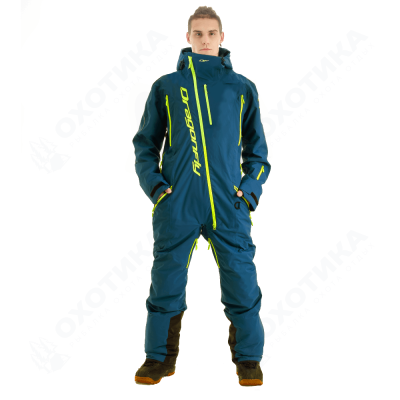 Комбинезон Gravity Premium MAN Dark Ocean-Light Green (Kamchatka) 2023 ДИСКОНТ