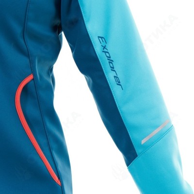Куртка с капюшоном EXPLORER 2.0 Woman Scuba Blue 2024