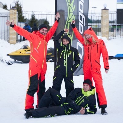 Комбинезон EXTREME 2.0 Man Red - Yellow Acid 2024 Утепленный (100) (M)