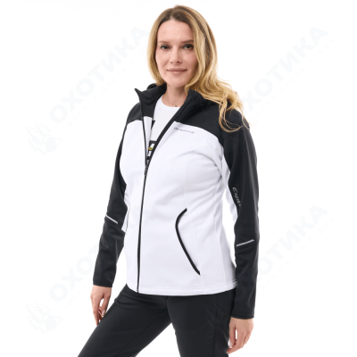 Куртка с капюшоном EXPLORER 2.0 Woman Black - White 2024