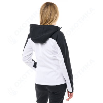 Куртка с капюшоном EXPLORER 2.0 Woman Black - White 2024
